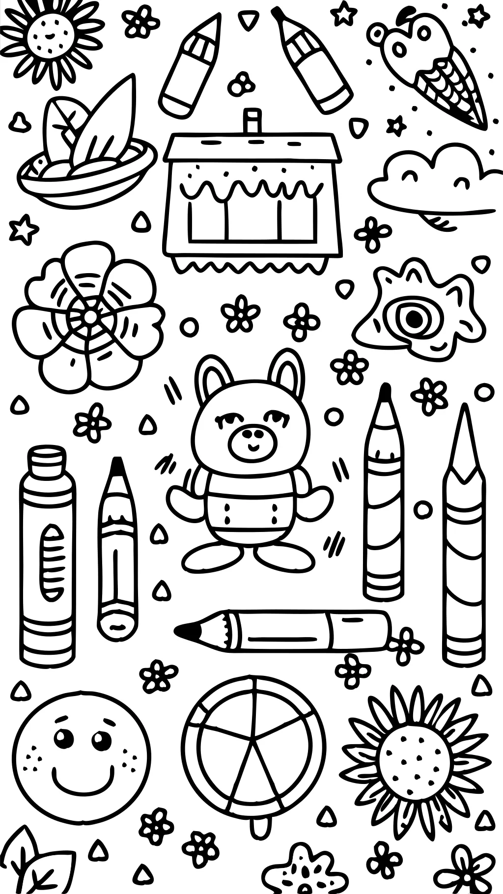 crayola coloring pages free